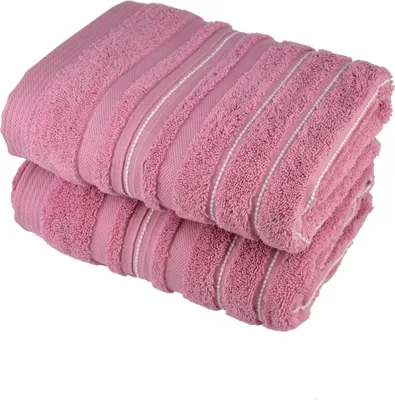 Produktbild von Handtuch STRIPES rosa 50x90 cm