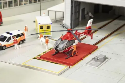 Produktbild von Faller 131020 - 1/87 / H0  Hubschrauber EC135 Luftrettung - Neu