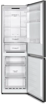 Produktbild von Gorenje G600 Freistehend Kühlschrank/Gefrierschrank, 187.3 x 59.5 x 59 cm, Black stainless steel, 304 l, SN-N, 7 kg/24h, A, Fresh Zone Fach, Schwarz