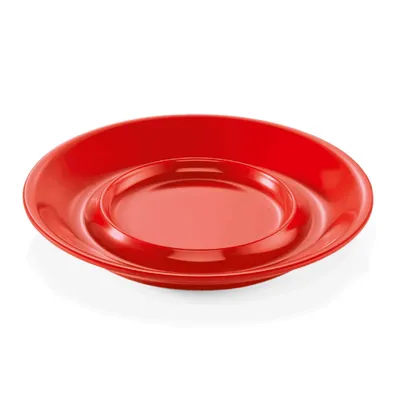 Produktbild von Campingbecher Untertasse SUMMER - Melamin - D: 14,5cm - rot