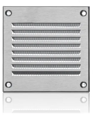 Productafbeelding van Ventilatie Rooster met Insecten Gaas - 100x100mm
