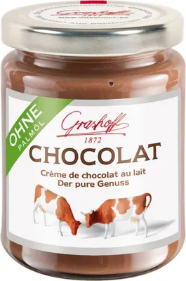 Immagine prodotto di Crema di cioccolato CIOCCOLATO con cioccolato al latte di Grashoff, 250g