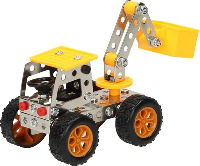 Produktbild von Metallbausatz LKW mit Hubarbeitsbühne, 115 Teile.