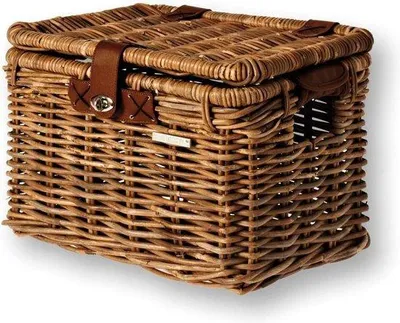 Productafbeelding van Famanu fietsmand - Duurzaam en weerbestendig - 41 cm x 29 cm x 25 cm