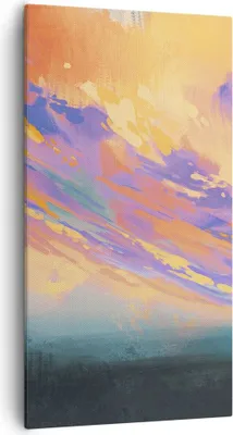 Produktbild von Bild auf Leinwand - Leinwandbild - Menschen Wiese Natur - 55x100cm - Wand Bild - Wanddeko - Leinwanddruck - Bilder - Kunstdruck - Wanddekoration - Leinwand bilder - Wandkunst - PA55x100-3845