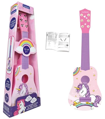 Produktbild von Lexibook, Einhorn, Meine erste Gitarre, pink/blau, K200UNILXB