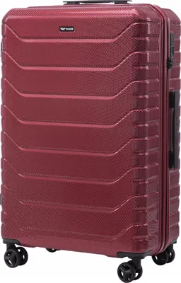 Image de Valise de voyage ultra-résistante WINGS XXL avec serrure TSA, 96 L, rouge