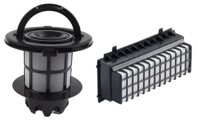 Produktbild von Trade-Shop Set: Zyklonfilter + HEPA-Filter kompatibel mit Bosch 00708278, 708278, 00624144, 624144 573928, 00573928, 577281, 00577281 / Staubsauger