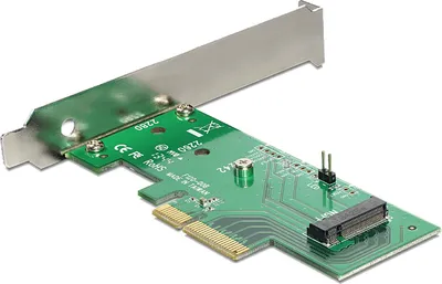 Produktbild von Delock PCI Express Card > 1 x internal M.2 NGFF - Speicher-Controller - 1 Sender/Kanal - M.2 Card - PCIe 3.0 x4