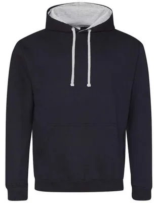 Produktbild von Awdis - "Varsity" Kapuzenpullover für Herren/Damen Uni LT2871 (XXL) (Neues französisches Marineblau/meliert)
