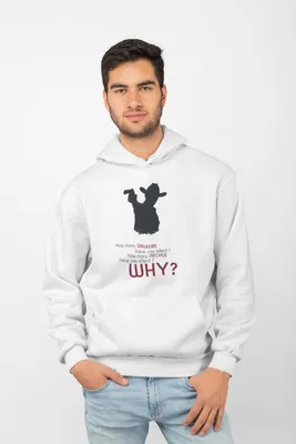 Produktbild von D&B Uni Hoodie MO00074 Walking Dead Weiß-Größe XL