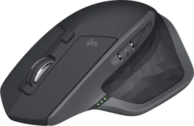 Produktbild von Logitech MX Master 2S, Maus Kabellos, Rechtshänder, Laser, Bluetooth + RF, 1000 DPI, Graphit, 910-005966