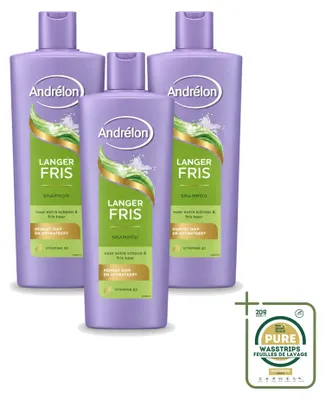 Image de 3 x Shampooing Andrélon pour cheveux longs - 400 ml - Lot de 3