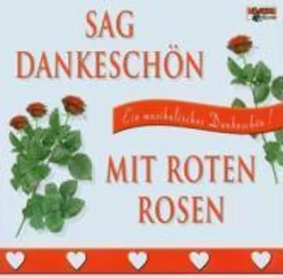 Produktbild von Various-Sag Dankeschön mit roten Rosen
