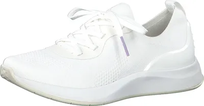 Produktbild von Tamaris Damen Schnürhalbschuhe, Frauen sportlicher Schnürer,lose Einlage, Ladies Women's Woman Freizeit leger Halbschuh Lady,White,36 EU / 3.5 UK