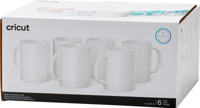Produktbild von Cricut Becher leer, 425 ml (15 oz), 6 Tassen de Sublimation de unschmelzbare Tinte de druckbare Tinte de Becher unschmelzbare Tinte 2008944