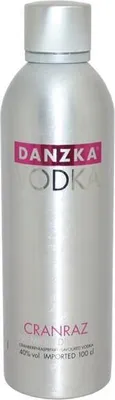 Produktbild von Danzka Vodka CRANRAZ Premium Distilled Flavoured Vodka 40% Vol. 1l