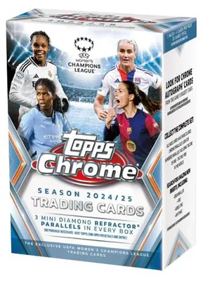 Obrázek produktu pro 2024–25 Topps Chrome UEFA Liga mistrů žen – Value Box