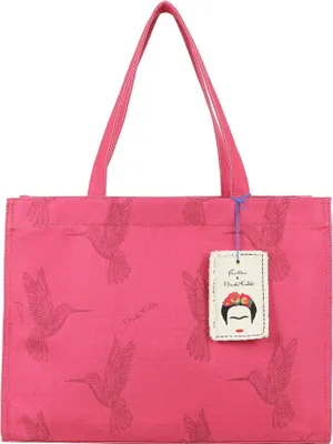 Produktbild von Fritzi aus Preußen Schultertasche Fritzi x Frida Kahlo Easy01 Limited Kolibri Canvas Shopper Pinki