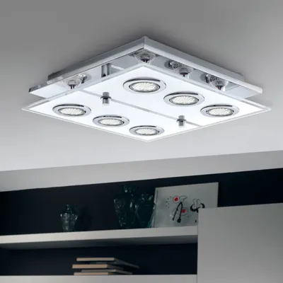 Zdjęcie produktu dla EGLO 30932, 6 szt., GU10, 3000 K, Chrom, Przezroczysty, Biały