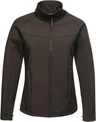 Produktbild von Regatta TRA645 | Damen Uproar Softshell Jacke - Farbe: Black/Black - Größe: 48 (22)