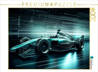 Produktbild von CALVENDO Puzzle Ein Motiv aus dem Kalender Formel E Phantasien | 2000 Teile Lege-Größe 90x67cm Foto-Puzzle für glückliche Stunden