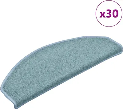 Produktbild von Stufenmatten 30 Stk. 65x24x4 cm Seeblau Halbrund Groß