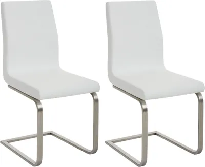 Produktbild von 2er Set Esszimmerstühle HLO-CP2  weiß