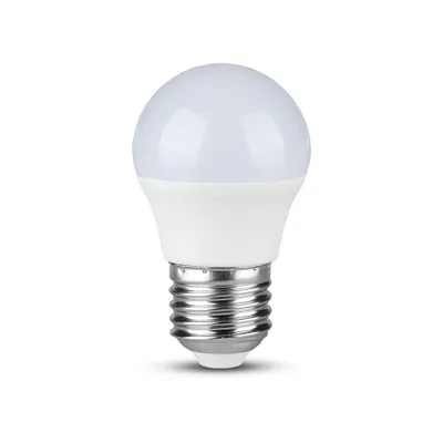 Zdjęcie produktu dla Żarówka LED V-TAC SAMSUNG CHIP 4.5W E27 Kulka G45 VT-245 zimna 470lm
