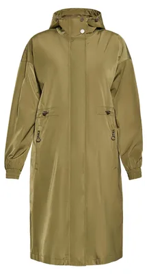 Immagine prodotto di CALEY  Cappotto da pioggia da donna in materiali riciclati - Verde oliva, M