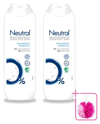 Productafbeelding van 2 x Neutral Shampoo (0%) voor normaal haar - 250 ml - Voordelige verpakking - 2 stuks