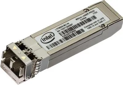 Imagen del producto de Módulos ópticos Intel Ethernet SFP28 - Módulo receptor SFP28 - 10GbE, 25GbE - 10GBase-SR, 25GBase-SR - LC multimodo - hasta 100 metros - 850 nm