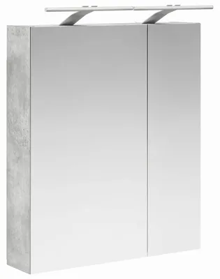 Immagine prodotto di Mobiletto per specchio da bagno con lo scaffale Grigio cemento