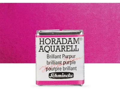 Produktbild von Schmincke HORADAM Aquarellfarbe halbes Näpfchen - 930 brilliant purple