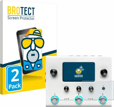Produktbild von 2x BROTECT Schutzfolie für Hotone Ampero II Stomp Displayschutz Displayschutzfolie Folie Matt Entspiegelungsfolie