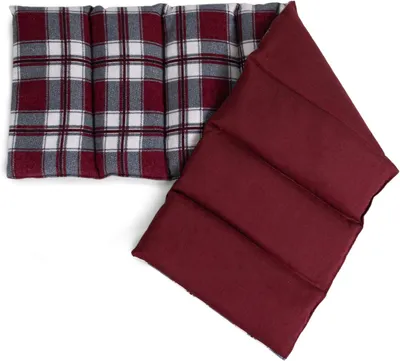Productafbeelding van 75x20 cm, warmtekussen voor 8 kamers, kussentje gevuld met korrels, geschikt voor magnetron en oven (design: diamantrood)