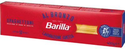 Zdjęcie produktu dla Barilla Spaghettoni Al Bronzo Lange Pasta aus Hartweizengrieß 400g