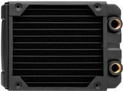 Produktbild von Corsair CX-9030001-WW, Radiator-Block, Messing, Kupfer, Schwarz, 1/4", 60 °C, 160 mm