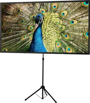 Produktbild von CELEXON Stativleinwand Ultra-lightweight 199 x 112 cm - höhenverstellbar, 16:9, 4.9Kg (1091741)