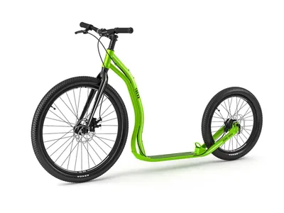 Produktbild von Tretroller Yedoo Trexx 26/20 Disc mit Scheibenbremse Alu Scooter Roller grün
