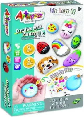 Obrázok produktu pre Maľovanie na kamene Creativ rock - malá sada