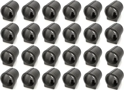 Imagen del producto de Patas de plástico, 24 unidades, de 19 mm, color , para sillas de oficina