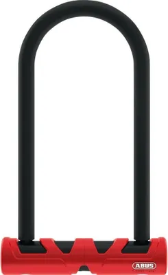 Image de Antivol à étrier ABUS Ultimate 420 + support USH - antivol vélo à étrier rond et support - niveau de sécurité ABUS 12 - hauteur d'étrier 300 mm