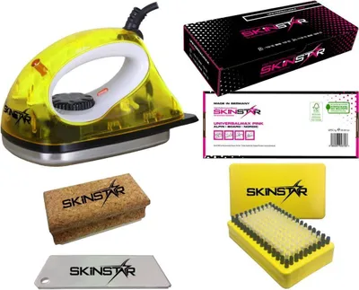 Image de SKINSTAR Skiwax Starter Set ALL IN ONE Performance Skiwax 5-pièces yellow - Offres de set : Kit de démarrage 5 pièces