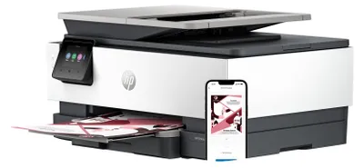Produktbild von HP OfficeJet Pro 8122e Wireless All-in-One Farbe Drucker, Instant Ink; Beidseitiger Druck, Thermal Inkjet, Farbdruck, 4800 x 1200 DPI, A4, Direktdruck, Grau