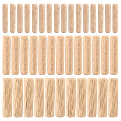 Image de Chevilles en bois - Assorties - M6, M8 et M10 - 90 pièces - Bois massif