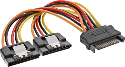 Zdjęcie produktu dla InLine 29683A, 0,15 m, SATA 15-pin, Wielobarwny, 17 g, 85 mm, 130 mm