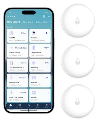 Image de Lot de 3 capteurs d'eau sans fil Aqara pour la domotique