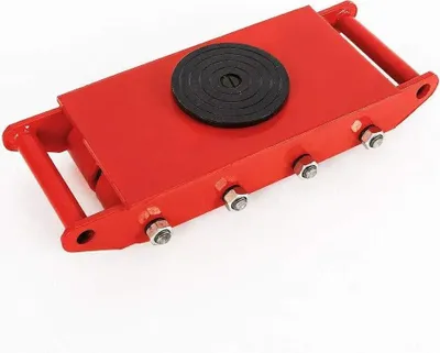 Immagine prodotto di Set di ruote di trasporto - Ruote per mobili e macchinari - Portata 12 t/180 kg - Per carichi pesanti - Acciaio legato - Ruote in acciaio e poliuretano - Design industriale