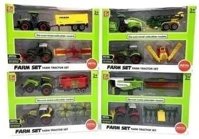 Image de Lot de 2 tracteurs en métal MIX - Macyszyn Toys